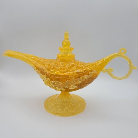 Disney Aladdin Lamp Crystal Puzzle 3D Layers Vertical Stacking Lid Completed - Picture 1 of 11